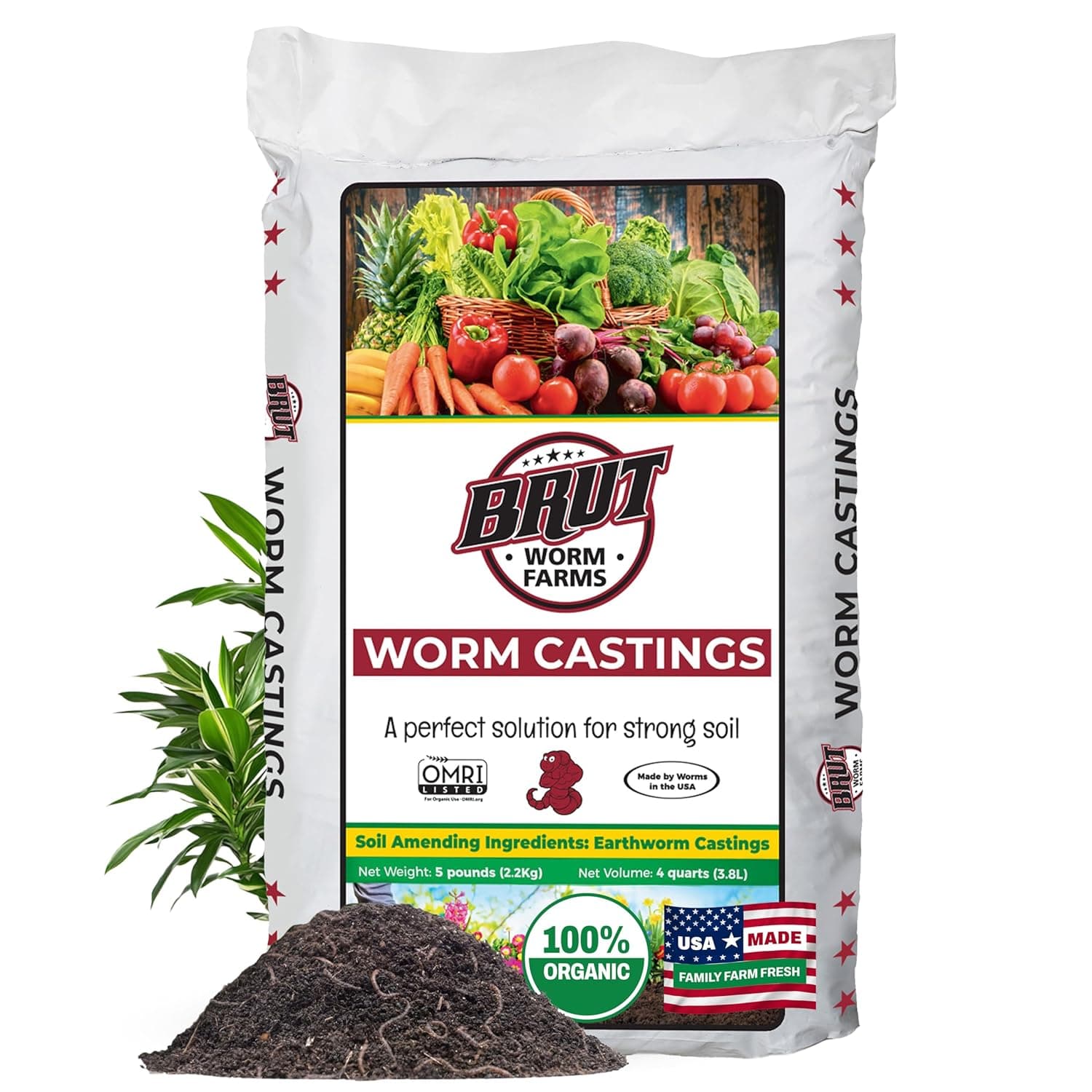 Worm Castings Organic Fertilizer